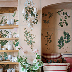 Обои ручная роспись Botanical Studies Cutter colourway варинант исполнения - 3 | Loft Concept в Санкт-петербурге