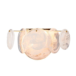 Бра Plates Gold с Матовым Стеклом