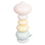 Настольная лампа из стеклянных сфер в пастельных тонах Высота 48 см Pastel Lunaria варинант исполнения - 2 | Loft Concept в Санкт-петербурге