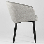 Мягкое кресло на металлических ножках Shaggy Grey варинант исполнения - 2 | Loft Concept в Санкт-петербурге