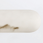 Бра для ванных комнат вертикальное с вытянутым плафоном из алебастра Hinkley варинант исполнения - 5 | Loft Concept в Санкт-петербурге