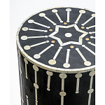 Дизайнерские приставной столик с инкрустацией Mandika Bone Inlay Stool варинант исполнения - 1 | Loft Concept в Санкт-петербурге
