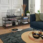 ТВ-тумба стальная с полками Chad TV-Stand варинант исполнения - 5 | Loft Concept в Санкт-петербурге