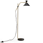 Торшер с поворотным плафоном Davy Brass Floor Lamp варинант исполнения - 1 | Loft Concept в Санкт-петербурге
