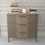 Комод коричневого цвета с 3-мя ящиками Harper Line варинант исполнения - 1 | Loft Concept в Санкт-петербурге