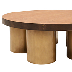 Круглый кофейный стол Stokes Coffee Table варинант исполнения - 3 | Loft Concept в Санкт-петербурге