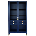 Дизайнерский шкаф витрина Elsa Dreams Blue с 4-мя ящиками варинант исполнения - 9 | Loft Concept в Санкт-петербурге