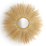 Зеркало с бахромой из растительных волокон WICKER MIRROR 120 варинант исполнения - 1 | Loft Concept в Санкт-петербурге