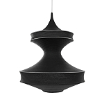 Подвесной вязаный черный светильник «Моника» варинант исполнения - 1 | Loft Concept в Санкт-петербурге