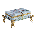 Шкатулка на четырех ангелах Blue Garden варинант исполнения - 1 | Loft Concept в Санкт-петербурге