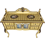 Комод деревянный Illustration of flowers варинант исполнения - 2 | Loft Concept в Санкт-петербурге