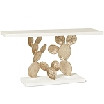 Консоль прямоугольная белая с основанием в виде кактуса Cactus варинант исполнения - 1 | Loft Concept в Санкт-петербурге