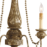 Бра состаренное с нитями из бусин Aged Silhouette варинант исполнения - 1 | Loft Concept в Санкт-петербурге