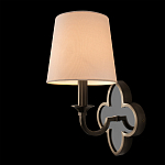 Бра с белым текстильным абажуром и фигурным основанием с зеркальной вставкой Vitorino варинант исполнения - 15 | Loft Concept в Санкт-петербурге