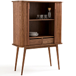 Буфет с двумя раздвижными дверцами Toinette Brown Wooden Cupboard варинант исполнения - 3 | Loft Concept в Санкт-петербурге