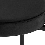 Табурет с мягким круглым сиденьем RIO Black варинант исполнения - 3 | Loft Concept в Санкт-петербурге