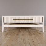 Кофейный стол Primo с двумя ящиками Светлый дуб варинант исполнения - 2 | Loft Concept в Санкт-петербурге