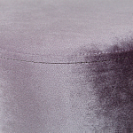 Пуф фиолетовый велюр на золотом металлическом основании Golden Belt варинант исполнения - 4 | Loft Concept в Санкт-петербурге