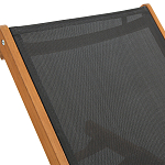 Шезлонг из текстиля и эвкалипта Power of Nature варинант исполнения - 5 | Loft Concept в Санкт-петербурге