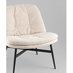 Кресло лаунж Tail молочный варинант исполнения - 2 | Loft Concept в Санкт-петербурге