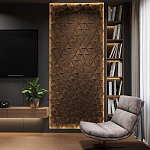 Гипсовая 3D панель с принтографией PM-50 варинант исполнения - 4 | Loft Concept в Санкт-петербурге