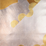 Обои ручная роспись в стиле Арт-деко Namban Colourway SC-290 on Deep Rich Gold gilded paper варинант исполнения - 2 | Loft Concept в Санкт-петербурге