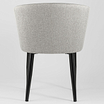 Мягкое кресло на металлических ножках Shaggy Grey варинант исполнения - 4 | Loft Concept в Санкт-петербурге