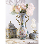 Ваза фарфоровая с попугаями Gaya варинант исполнения - 9 | Loft Concept в Санкт-петербурге