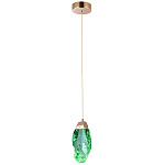 Подвесной светильник Soar Hanging Lamp Brass Green Зелёный варинант исполнения - 2 | Loft Concept в Санкт-петербурге