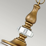 Люстра подвесная цвета латунь с прозрачным овальным стеклянным плафоном Hinkley варинант исполнения - 8 | Loft Concept в Санкт-петербурге