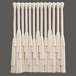 Декор на стену Белые Кисти Wall decor White Tassels варинант исполнения - 3 | Loft Concept в Санкт-петербурге