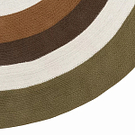 Ковер круглый из хлопка с контрастным узором Bullseye 150 варинант исполнения - 4 | Loft Concept в Санкт-петербурге