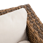 Трехместный садовый диван из плетеного пластика Matteo варинант исполнения - 2 | Loft Concept в Санкт-петербурге