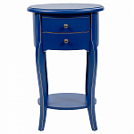 Синяя тумба на фигурных ножках Shelby варинант исполнения - 1 | Loft Concept в Санкт-петербурге