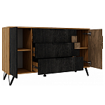 Комод с 3-мя ящиками и дверцей Stone Effect варинант исполнения - 4 | Loft Concept в Санкт-петербурге