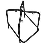 Барный стул со спинкой и подлокотниками на 4-х металлических ножках Douglas Rhombus Серый Велюр варинант исполнения - 6 | Loft Concept в Санкт-петербурге