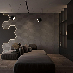 Гипсовая 3D Панель M-52 варинант исполнения - 1 | Loft Concept в Санкт-петербурге