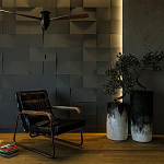 Гипсовая 3D Панель M-08 варинант исполнения - 2 | Loft Concept в Санкт-петербурге