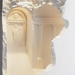 Встраиваемый в стену гипсовый светильник под покраску в античном стиле Antiquity Athena варинант исполнения - 9 | Loft Concept в Санкт-петербурге