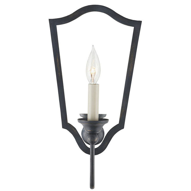 Бра для ванной Black Minimalist Sconce Черный в Санкт-петербурге | Loft Concept 