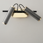 Бра с двумя цилиндрическими плафонами на магнитном креплении Bronze Concert варинант исполнения - 3 | Loft Concept в Санкт-петербурге