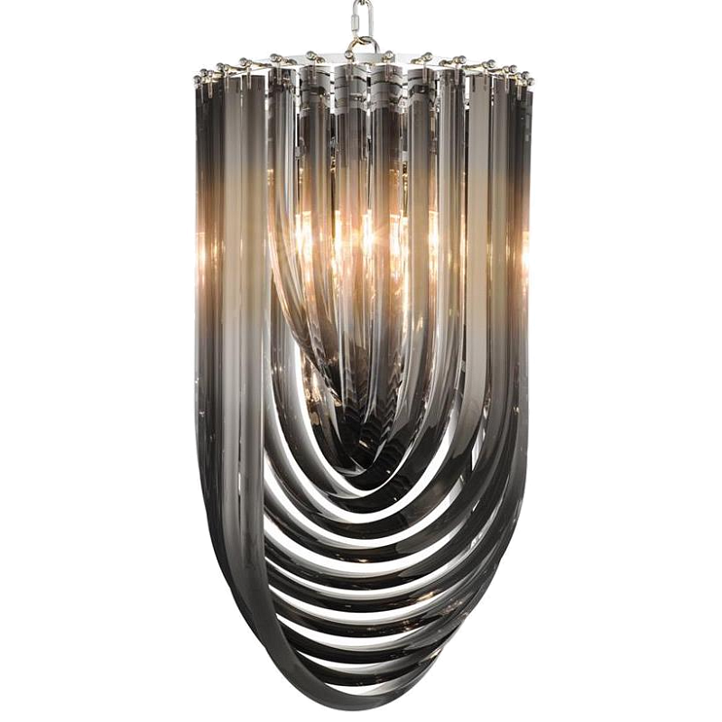 Люстра Chandelier Murano Smoke 35 Дымчатый (Smoke) Никель в Санкт-петербурге | Loft Concept 