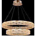 Люстра на 2 кольца с текстурной огранкой Reflection of Reality варинант исполнения - 5 | Loft Concept в Санкт-петербурге