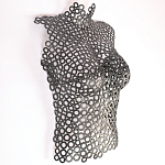 Аксессуар на стену из металла Female Torso Metal Wall Accessory варинант исполнения - 2 | Loft Concept в Санкт-петербурге