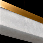 Подвесной светильник линейный из натурального камня Perfection of Geometry варинант исполнения - 6 | Loft Concept в Санкт-петербурге