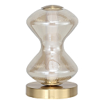 Настольная лампа светодиодная с волнообразным стеклянным плафоном Amphora of Light варинант исполнения - 2 | Loft Concept в Санкт-петербурге