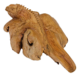 Статуэтка из дерева игуана Animals of the World варинант исполнения - 4 | Loft Concept в Санкт-петербурге