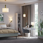 Настольная лампа с декором в виде кактуса из керамики Opuntia варинант исполнения - 5 | Loft Concept в Санкт-петербурге