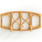 Настенная вешалка из ротанга Willa Wall Hanger S варинант исполнения - 2 | Loft Concept в Санкт-петербурге