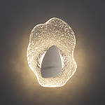 Бра с рельефным волнообразным стеклянным плафоном и вставкой из мрамора Liquid Stone варинант исполнения - 9 | Loft Concept в Санкт-петербурге